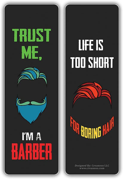 I am a Barber Bookmarks (5-Sets X 6 Cards)