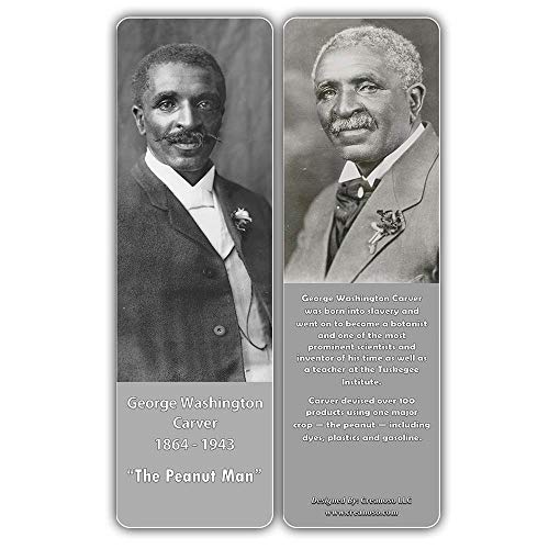 Creanoso Inspiring Historical Famous African Americans Bookmarks (60-Pack) ÃƒÂ¢Ã¢â€šÂ¬Ã¢â‚¬Å“ Premium Gift Bookmarks Gift Ideas for Young Men & Women, Teens, Students ÃƒÂ¢Ã¢â€šÂ¬Ã¢â‚¬Å“ Unique Professor Gifts