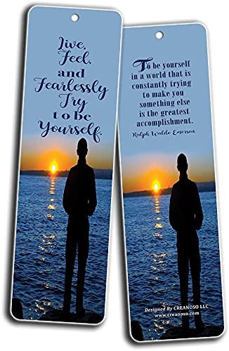 Inspirational Quotes to Live By Bookmarks (30-Pack)