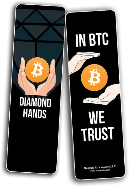 Bitcoin Bookmarks Collection Set (10-Sets X 6 Cards)