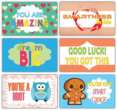 Hilarious and Inspiring Funny Sayings Lunchbox Flashcards for Kids (60-Pack) â€“ Awesome Educational Mini Cards Set for Boys, Girls â€“ Awesome Stocking Stuffers Gifts for Children â€“ Cool Bulk Collection
