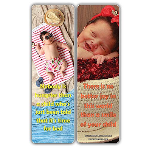 Inspiring Sayings Parenting Quotes Bookmarks for Parents (60-Pack) ÃƒÂ¢Ã¢â€šÂ¬Ã¢â‚¬Å“ Premium Gift for Men & Women Parents ÃƒÂ¢Ã¢â€šÂ¬Ã¢â‚¬Å“ Unique Family Baby Shower Gifts