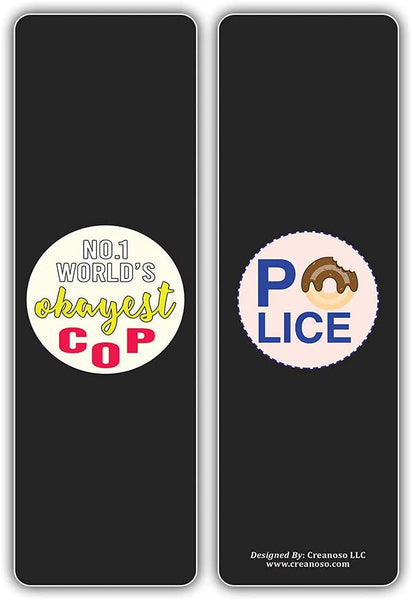 I am a Police Bookmarks (2-Sets X 6 Cards)