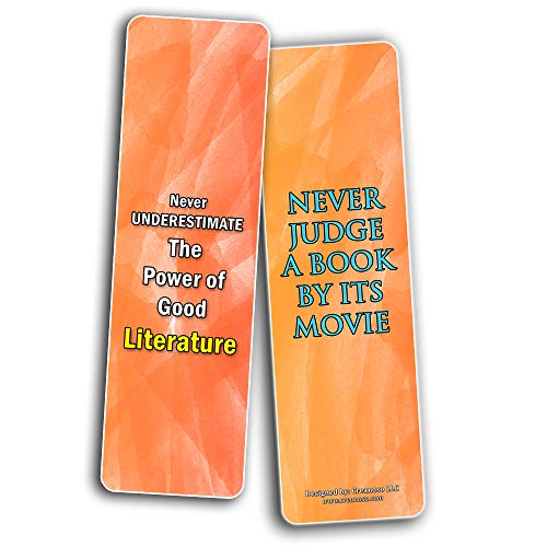 Creanoso Readers Bookmarks Cards (30-Pack) Ã¢â‚¬â€œ Stocking Stuffers Gift for Men, Women, Adult, Teens - Party Favors Supplies Ã¢â‚¬â€œ Rewards Gifts Ã¢â‚¬â€œ Awesome Bookmark Collection for Readers