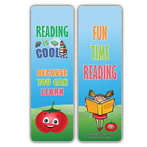 Creanoso Cool Reading Bookmarks Ã¢â‚¬â€œ Vegetable Theme (30-Pack) Ã¢â‚¬â€œ Stocking Stuffers Gift for Boys & Girls, Teens Ã¢â‚¬â€œ Book Reading Rewards Gifts Incentive Ã¢â‚¬â€œ Great Giveaways for Children Ã¢â‚¬â€œ Page Clippers