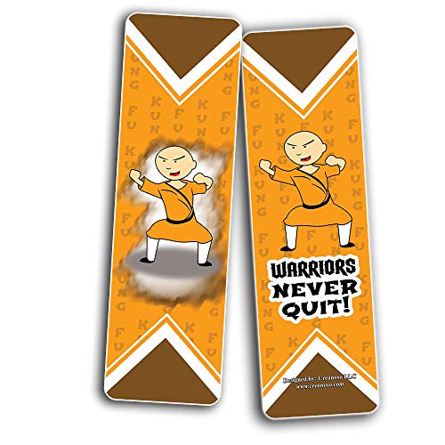 Martial Arts Kung Fu Cards (30-Pack) Ã¢â‚¬â€œ Premium Gift Token Giveaways for Boys & Girls, Men, Women, Adults Ã¢â‚¬â€œ Cool Stocking Stuffers Book Page Clippers Collection Set Ã¢â‚¬â€œ Awesome Book Page Binders