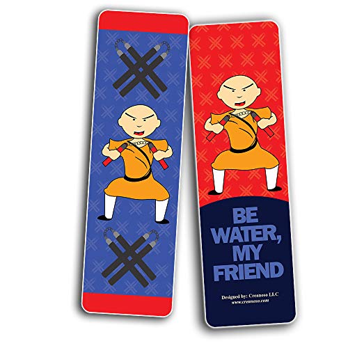 Martial Arts Kung Fu Cards (30-Pack) Ã¢â‚¬â€œ Premium Gift Token Giveaways for Boys & Girls, Men, Women, Adults Ã¢â‚¬â€œ Cool Stocking Stuffers Book Page Clippers Collection Set Ã¢â‚¬â€œ Awesome Book Page Binders