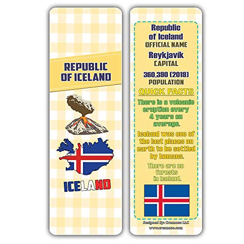 Creanoso Educational Facts European Countries Learning Bookmarks Series 2 (30-Pack) Ã¢â‚¬â€œ Unique Reading Bookmarks Collection Set Ã¢â‚¬â€œ Stocking Stuffers for Boys, Girls Ã¢â‚¬â€œ Cool Classroom Incentives