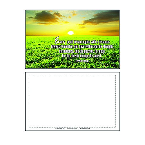 Creanoso Success Inspirational and Encouraging Quotes Postcards (60-Pack) â€“ Inspiring Greeting Postcards for Men, Women, Teens, Adults, Seniors