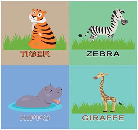 Creanoso Zoo Animal Rewards Gifts Stickers (10 Sheets) - Great Gift Ideas for Special Occasions