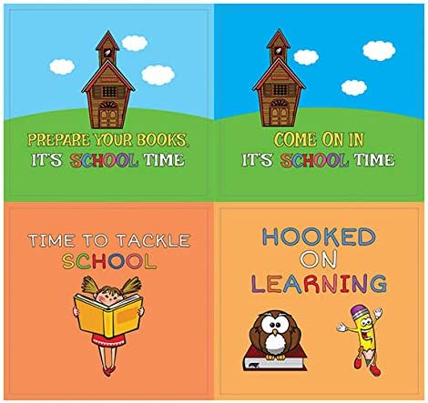 Creanoso Back to School Stickers for Kids (10-Sheet) - Premium Gift Set - Teacher Reward Incentive