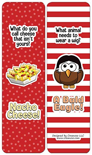 Creanoso Jokes for Kids Series Bookmarks Cards - Series 3 (30-Pack) - Classroom Reward Incentives for Students and Children - Stocking Stuffers Party Favors & Giveaways for Teens & Adults