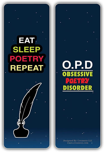 I am a Poet Bookmarks (10-Sets X 6 Cards)