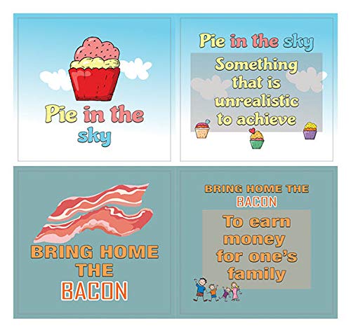 Creanoso Fruit and Veggie Funny Jokes Stickers (20-Sheet) - Awesome Stocking Stuffers Gifts for Boys & Girls, Children, Teens - Classroom and School Reward Incentives - Colorful Gift Sticky Cards