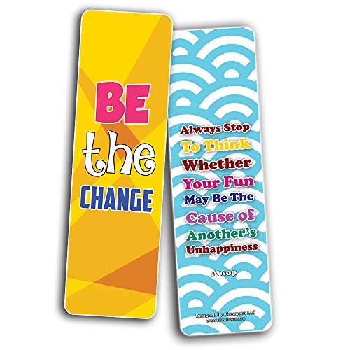 Creanoso Good Character Bookmarks (60-Pack) ÃƒÂ¢Ã¢â€šÂ¬Ã¢â‚¬Å“ Six Assorted Quality Bookmarks Bulk Set ÃƒÂ¢Ã¢â€šÂ¬Ã¢â‚¬Å“ Premium Gift for Bibliophiles ÃƒÂ¢Ã¢â€šÂ¬Ã¢â‚¬Å“ Awesome Bookmarks Giveaways ÃƒÂ¢Ã¢â€šÂ¬Ã¢â‚¬Å“ Stocking Stuffers Gift Ideas ÃƒÂ¢Ã¢â€
