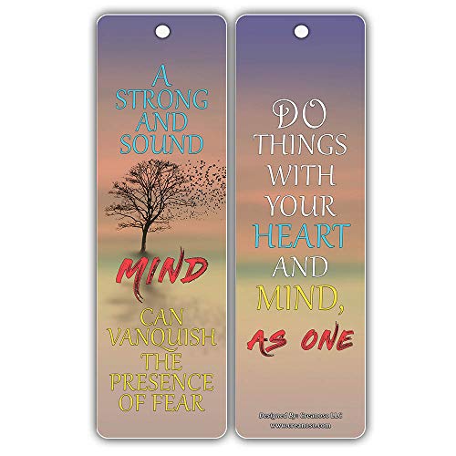 Creanoso Inspirational Mind and Thought Sayings Quotes Bookmarkers (60-Pack) ÃƒÂ¢Ã¢â€šÂ¬Ã¢â‚¬Å“ Deep Reflection Thoughts Bookmarks Card Set ÃƒÂ¢Ã¢â€šÂ¬Ã¢â‚¬Å“ Premium Professional Gifts ÃƒÂ¢Ã¢â€šÂ¬Ã¢â‚¬Å“ Awesome Bookmarks