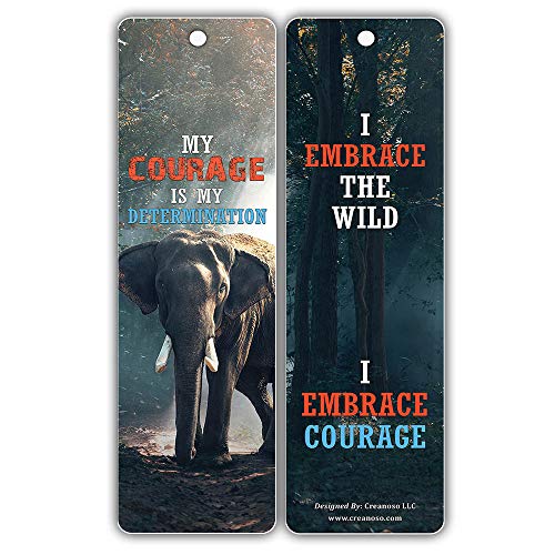 Creanoso Survival Inspiring Words Nature Bookmarks (60-Pack) ÃƒÂ¢Ã¢â€šÂ¬Ã¢â‚¬Å“ Six Assorted Quality Bookmark Cards Bulk Set ÃƒÂ¢Ã¢â€šÂ¬Ã¢â‚¬Å“ Premium Gift for Survivalist, Climbers, Outdoorsman, Trekkers