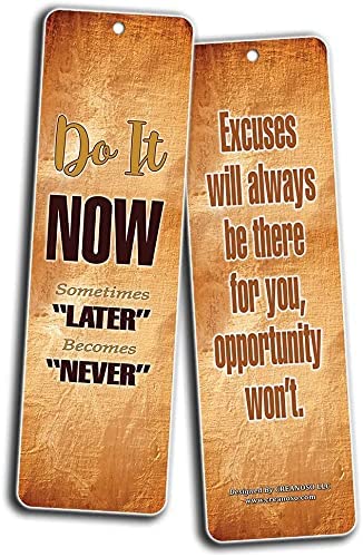 Inspirational Quotes to Live By Bookmarks (12-Pack)