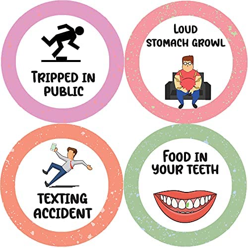 Awkward Merit Stickers (5 Sets X 16 Designs)