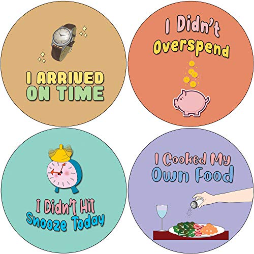 Creanoso Cute Adulting Stickers (10-Sheet) - Assorted Designs for Children - Classroom Reward Incentives for Students - Stocking Stuffers Party Favors & Giveaways for Teens & Adults