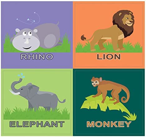 Creanoso Zoo Animal Rewards Gifts Stickers (10 Sheets) - Great Gift Ideas for Special Occasions