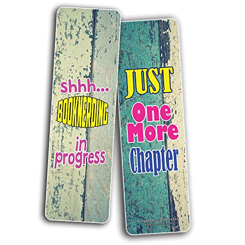 Creanoso Hard Core Reader Bookmarks for Kids (30-Pack) Ã¢â‚¬â€œ Six Assorted Quality Bookmarks Bulk Set Ã¢â‚¬â€œ Awesome Bookmarks Giveaways Ã¢â‚¬â€œ Stocking Stuffers Gift Ideas Ã¢â‚¬â€œ Page Clips Ã¢â‚¬â€œ Rewards Incentives
