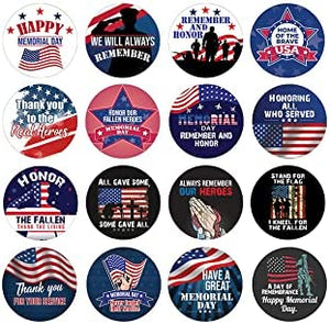 Creanoso Memorial Holiday Stickers (20 Sets X 16 Designs) â€“ Sticker Card Giveaways for Kids â€“ Awesome Stocking Stuffers Gifts for Boys & Girls â€“ Classroom Home Rewards Enticements