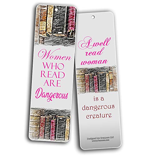 Creanoso Floral Inspirational Quotes Reading Bookmarks for Women (30-Pack) Ã¢â‚¬â€œ Reader Gifts for Female Readers Ã¢â‚¬â€œ Stocking Stuffers Gift for Women, Ladies, Girls