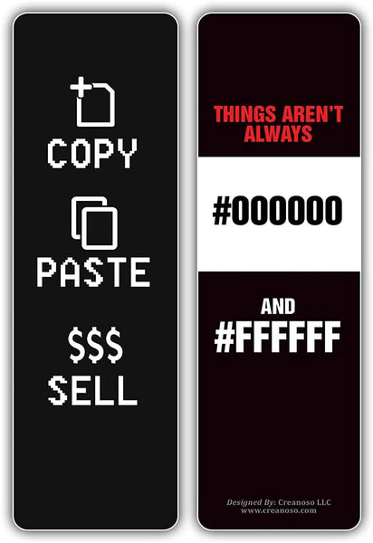 I am a Designer Bookmarks (2-Sets X 6 Cards)