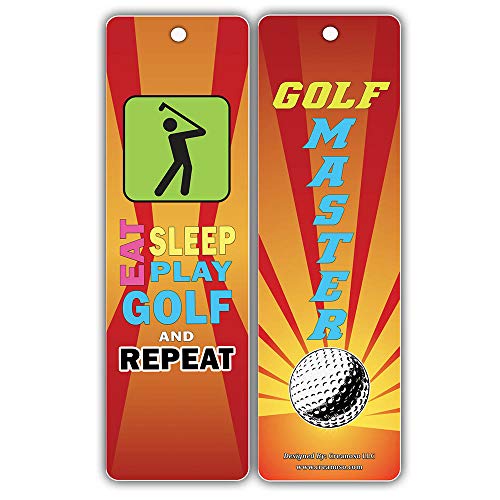 Golf Bookmark Cards (30-Pack) Ã¢â‚¬â€œ Stocking Stuffers Goft Gifts for Golfers, Adult Men & Women Ã¢â‚¬â€œ Golf Tournament Supplies Ã¢â‚¬â€œ Book Clubs Reading