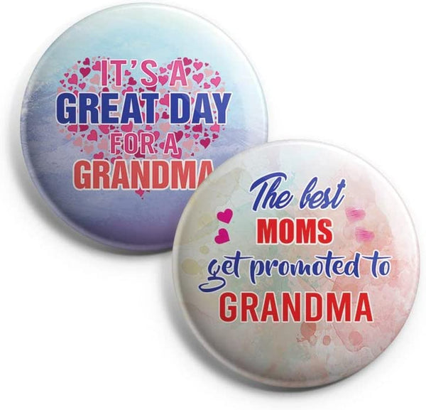 I Am A Sweet Grandmama Pinback Buttons (1-Set X 10 Buttons)