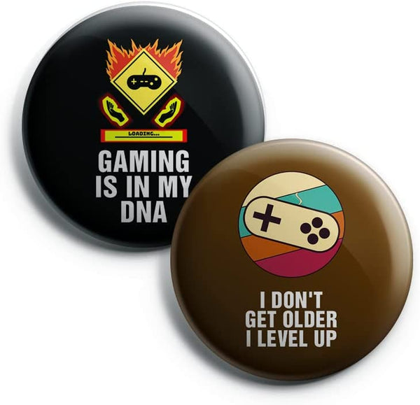 I am a Gamer Series 2 Button Pins (1-Set X 10 Buttons)