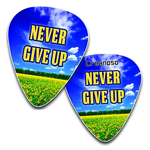 Creanoso Cool Guitar Picks (12-Pack) - Inspirational Success Quotes Unique for Men Him Boyfriend husband Her wife Girls - Stocking Stuffers for Christmas New Year Birthday Party Favors