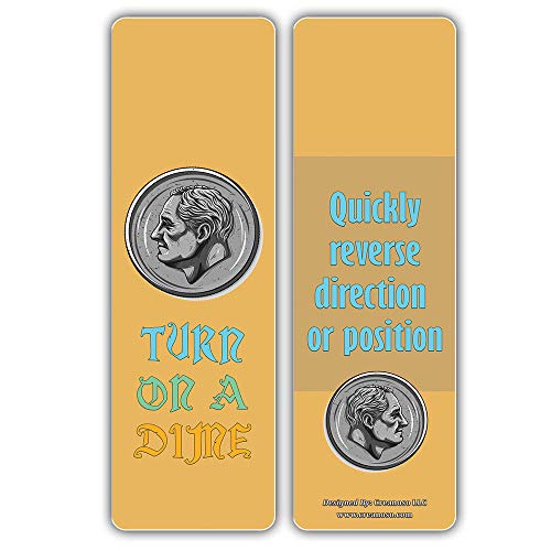 Creanoso Business Money Idioms Bookmarks (30-Pack) Ã¢â‚¬â€œ Awesome Idiomatic Expressions Book Page Clipper Ã¢â‚¬â€œ Employee Giveaways Ã¢â‚¬â€œ Corporate Incentives Rewards Motivations Pack Ã¢â‚¬â€œ Men Women