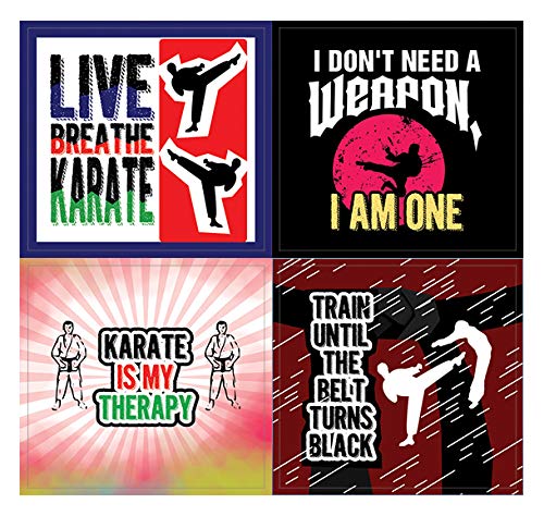 Taekwondo Stickers (20-Sheet)-Premium Quality Design Perfect Gift s - Stocking Stuffers Gift Ideas for Boys and Girls