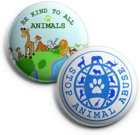 Protect Our Environment Pin Back Buttons - Save Our Wild Life (10 Pack)