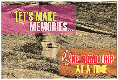 Creanoso Inspirational Sayings Land Travel Postcards (60-Pack) - Great Premium Greeting Card Giveaways for Travelers â€“ Card Stock for Tourists, Adult Men & Women, Teens - Assorted Set Collection