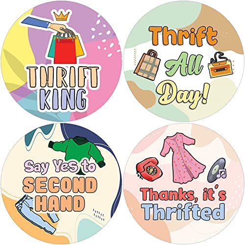Creanoso Funny Thrifting Quotes Stickers (20 Sets X 16 Designs) â€“ Sticker Card Giveaways for Kids â€“ Awesome Stocking Stuffers Gifts for Boys & Girls â€“ Classroom Home Rewards Enticements