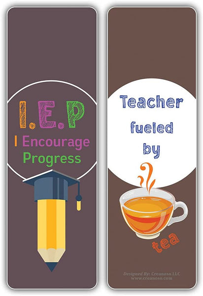 I am a Teacher Bookmarks (2-sets X 6 Cards)