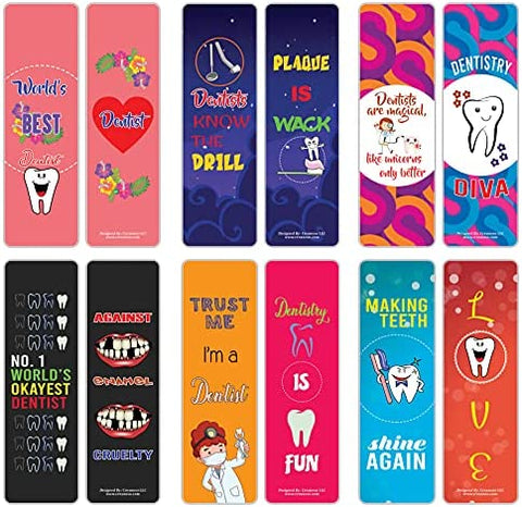 I am a Dentist Bookmarks (10-sets X 6 Cards)