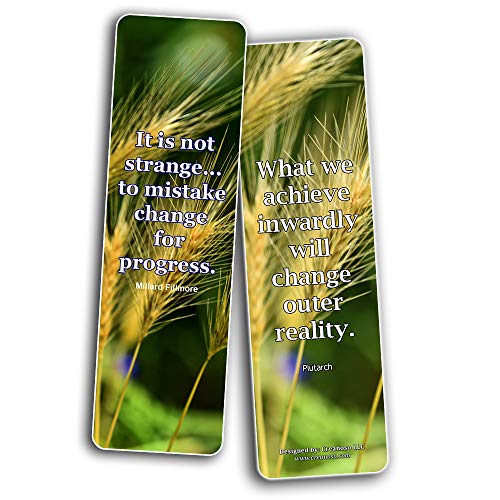 Brilliant Quotes To Inspire Positive Change Bookmarks (60-Pack)