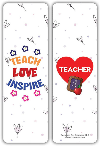 I am a Teacher Bookmarks (2-sets X 6 Cards)
