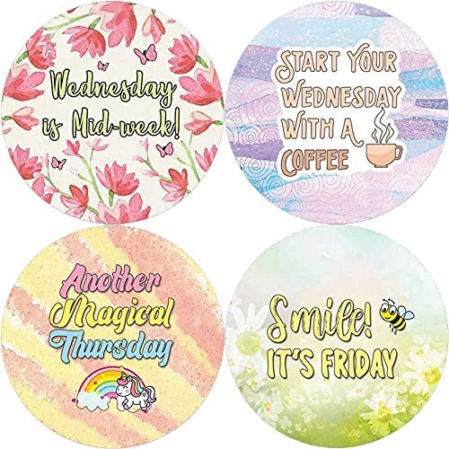 Daily Motivation Greetings Stickers (20 Sets X 16 Designs)