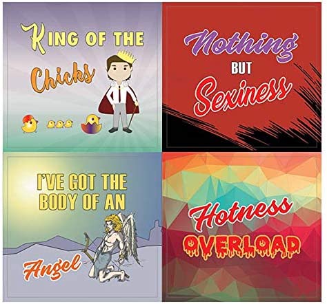 Creanoso Cheeky and Funny Stickers Series 3 (20-Sheets) â€“ Colorful Gift Stickers â€“ Awesome Stocking Stuffers Gifts for Men, Women, Teens, Employees, Professionals â€“ Fun Sticky Giveaways â€“ DIY Decal