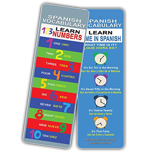 Creanoso Funny Spanish Jokes Bookmarks (60-Pack) - Premium Quality Gift Ideas for Children, Teens, & Adults for All Occasions - Stocking Stuffers Party Favor & Giveaways