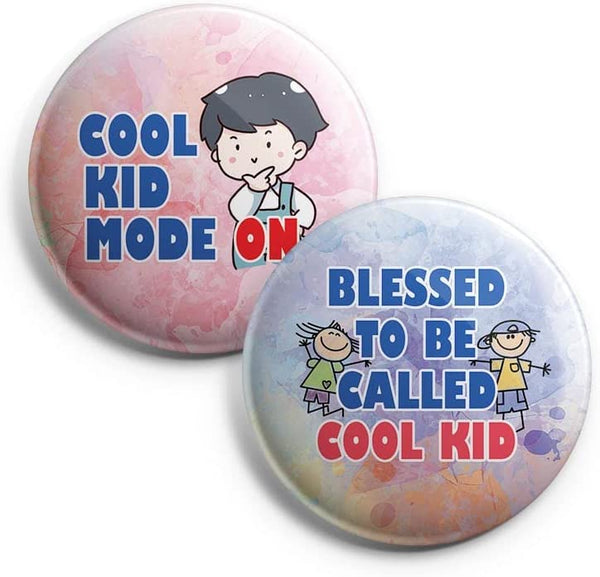 I Am A Cool Child Pinback Buttons (1-Set X 10 Buttons)