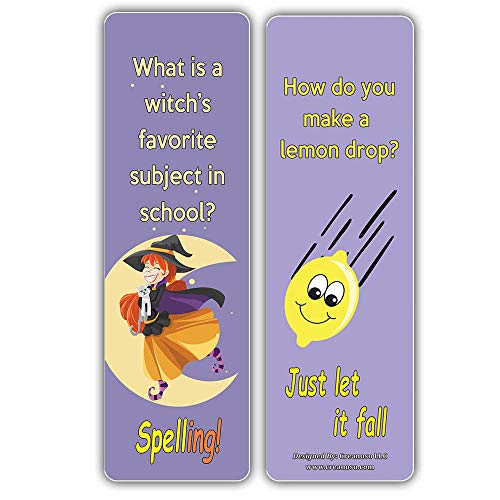Creanoso Funny Jokes Series 6 Bookmarks Cards (30-Pack) Ã¢â‚¬â€œ Awesome Bookmarks for Boys, Girls, Children, Teens Ã¢â‚¬â€œ Six Assorted Bookmarks Designs Ã¢â‚¬â€œ Book Reading Rewards Ã¢â‚¬â€œ Book Page Clipper