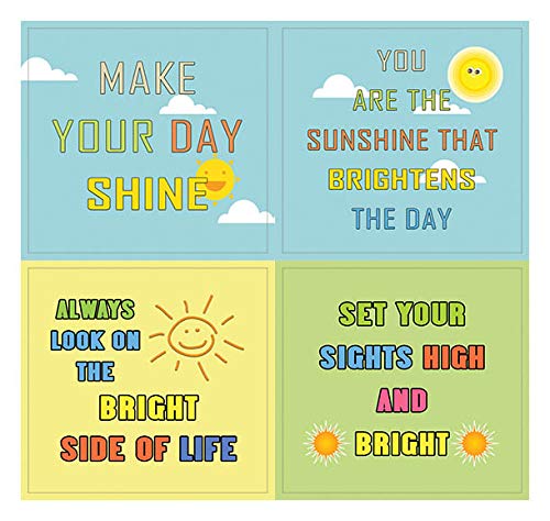 Creanoso Inspiring Mind and Thoughts Stickers (10-Sheet) â€“ Total 120 pcs (10 X 12pcs) Individual Small Size 2.1 x 2. Inches , Waterproof, Unique Personalized Themes Designs, Any Flat Surface DIY Decoration Art Decal for Boys & Girls, Children, Teens