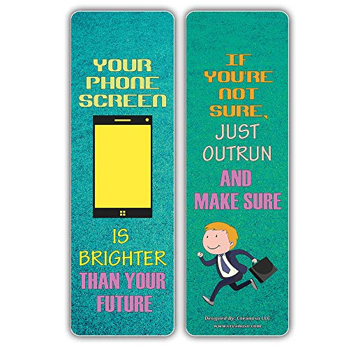 Creanoso Motivational Jokes One Liners Bookmarks Series 3 (60-Pack) ÃƒÂ¢Ã¢â€šÂ¬Ã¢â‚¬Å“ Six Assorted Bulk Pack Book Page Clippers ÃƒÂ¢Ã¢â€šÂ¬Ã¢â‚¬Å“ Great Stocking Stuffers Gifts for Men, Women, Book Readers ÃƒÂ¢Ã¢â€šÂ¬Ã¢â‚¬Å“ Unique Token Giveaways