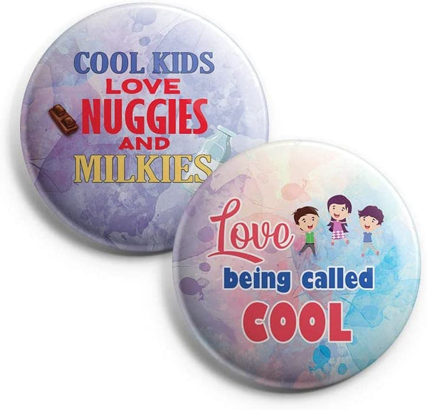 I Am A Cool Child Pinback Buttons (1-Set X 10 Buttons)